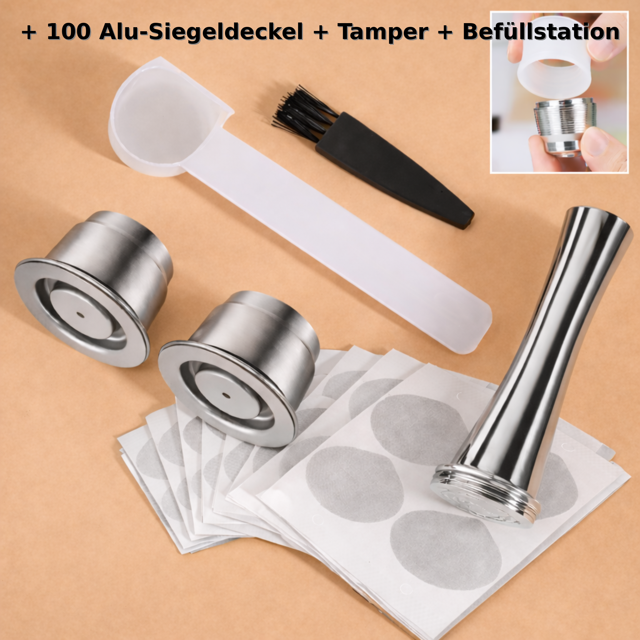 Ecoliva – Wiederverwendbare Nespresso® Kapseln